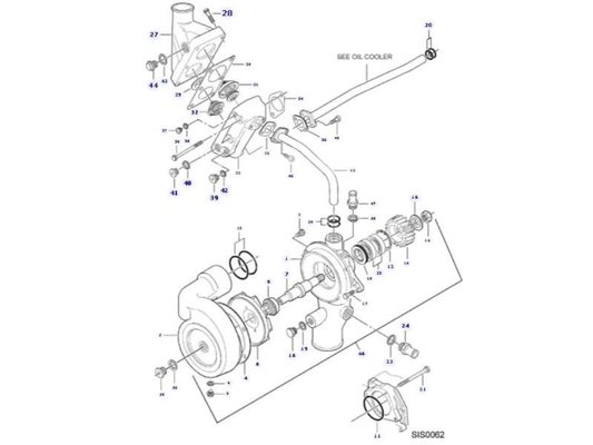 MOTEURS ET COMPOSANTS - REFROIDISSEMENT - KIT REPARATION POMPE A EAU MOTEUR SISU