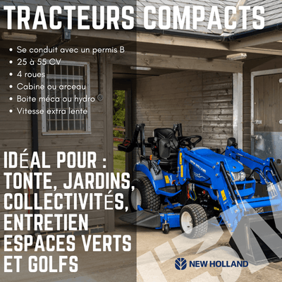 Nouvelle gamme de tracteurs compacts chez New Holland