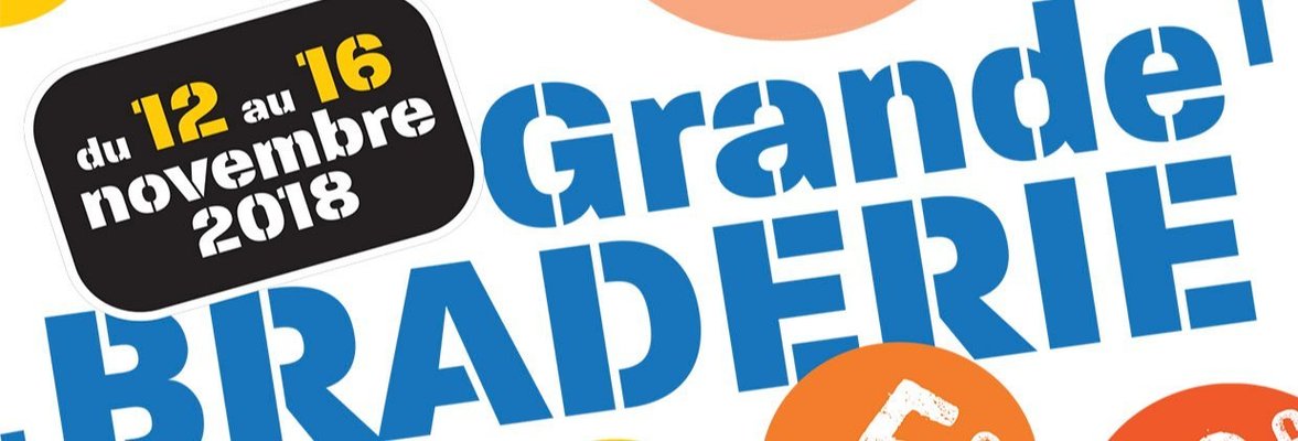 Braderies du 12 au 16 Novembre sur les sites REVEL LAVAUR ET AUTERIVE