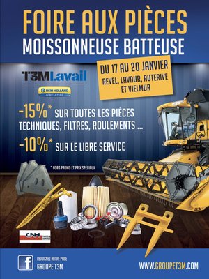 Foire aux pièces moissoneuse-batteuse