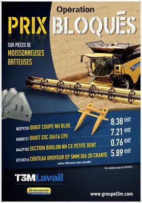 Prix bloqués New Holland  !!!